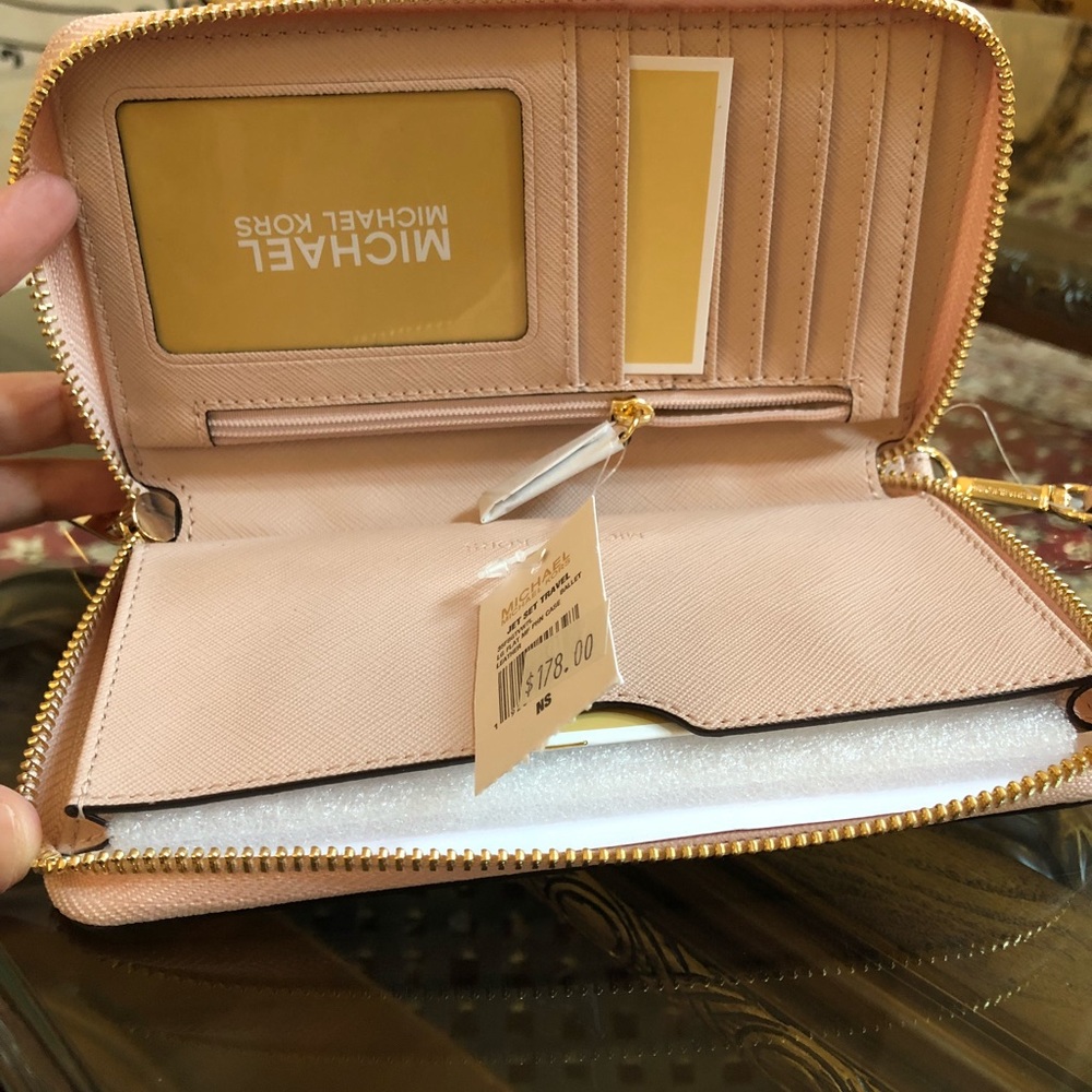 3pcs Michael Kors Large Ciara&wallet&pom pom - Picture 5 of 8